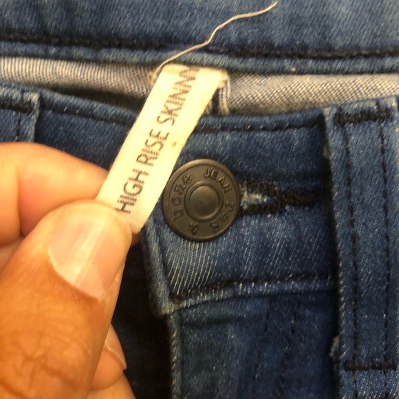 Rag & bone High Rise waisted Skinny Calvary Jeans Skye Blue color Sz 24 - Picture 10 of 14